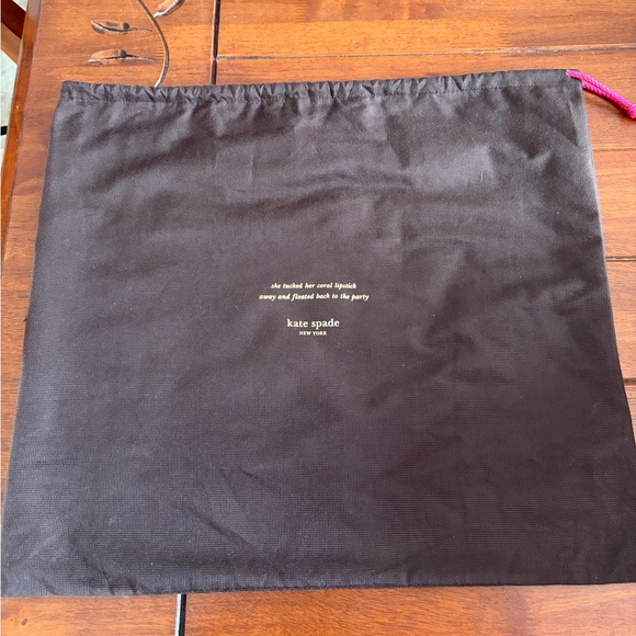 Kate Spade vibrant pink Quilted Women's Bag with original Brown bag - Picture 10 of 14